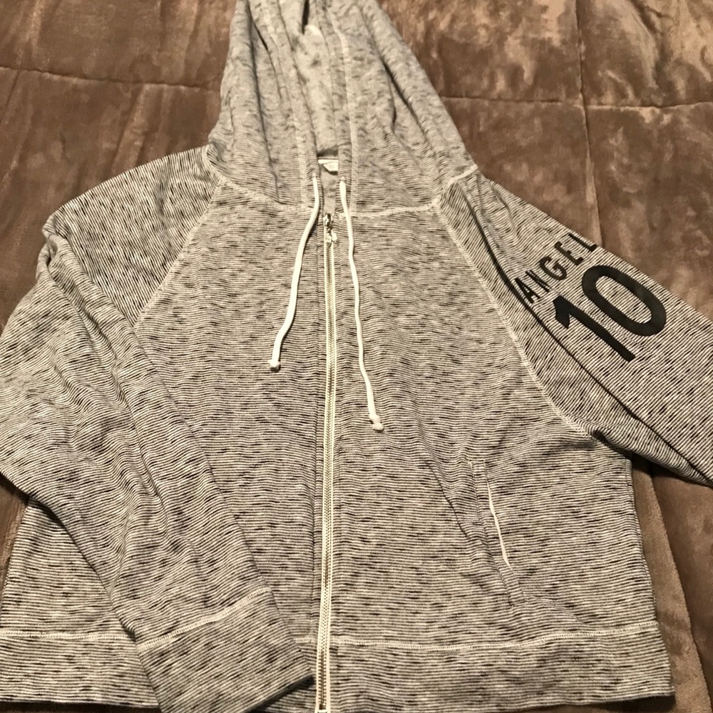 Victoria’s Secret Cropped Zip Up Hoodie